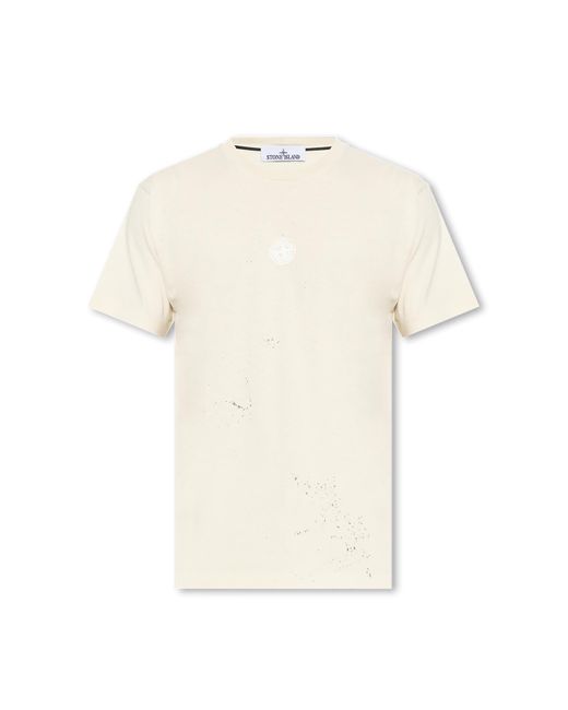 off white color t shirt