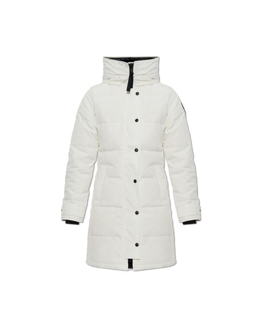 Canada Goose White Shelburne Down Parka