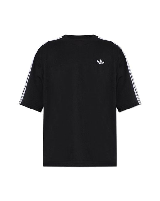Adidas Originals Black T-Shirt With Logo for men