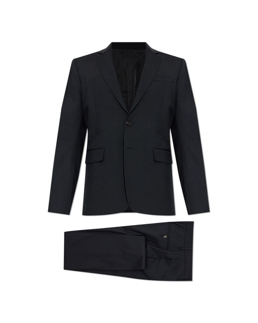 DSquared² Black Wool Suit for men