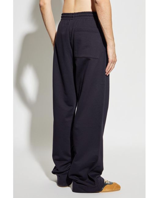 Dries Van Noten Blue Sweatpants for men