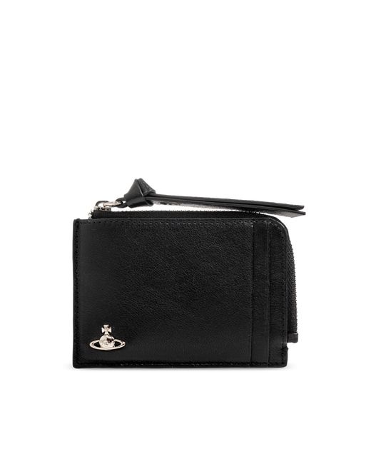 Vivienne Westwood Black Leather Card Holder