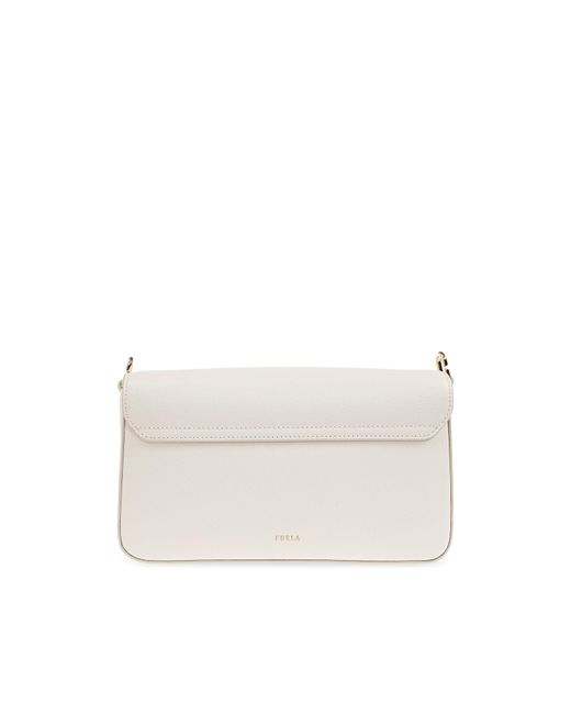 Furla White Shoulder Bag 'Iride Small'