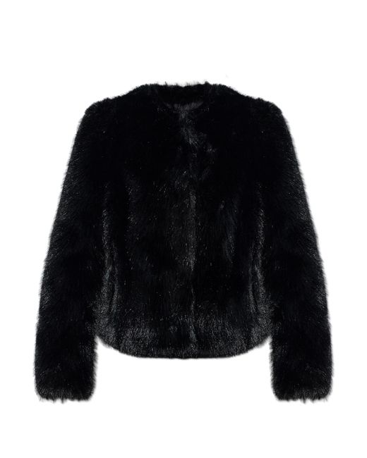Stand Studio Black Sadie Faux Fur