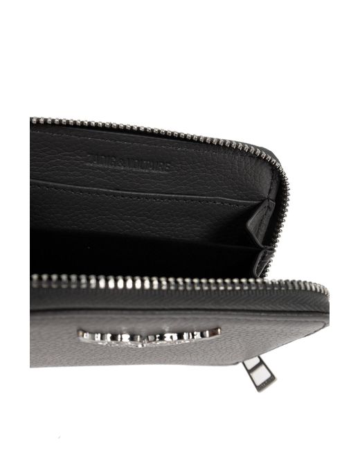 Zadig & Voltaire Gray Leather Wallet