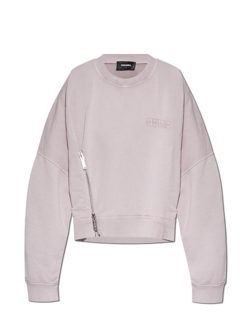 DSquared² Pink Sweatshirt With Logo