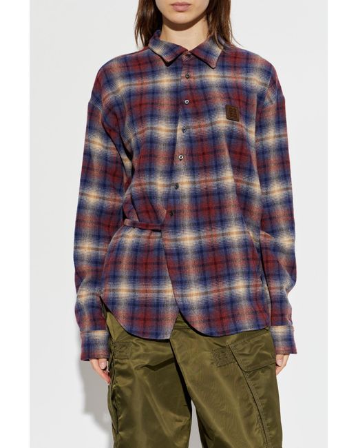 DSquared² Purple Shirt Tied
