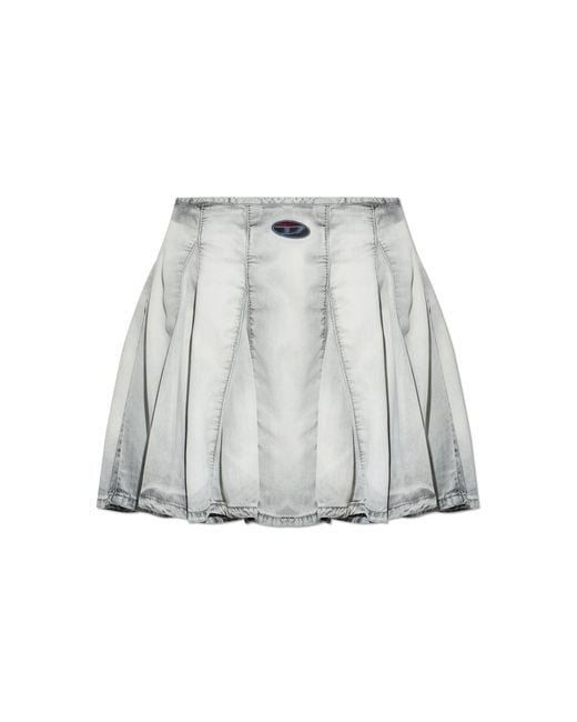 DIESEL White Skirt 'De-Spiki-Fsi'