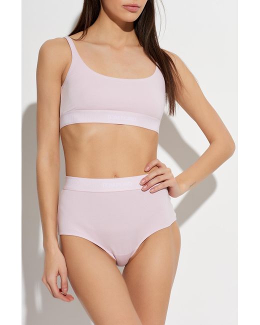 Tom Ford Pink High-Waisted Leggings