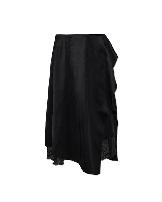 Acne Black Flared Skirt