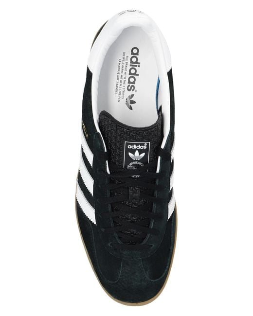 Adidas Originals Black Gazelle Indoor Sneakers for men