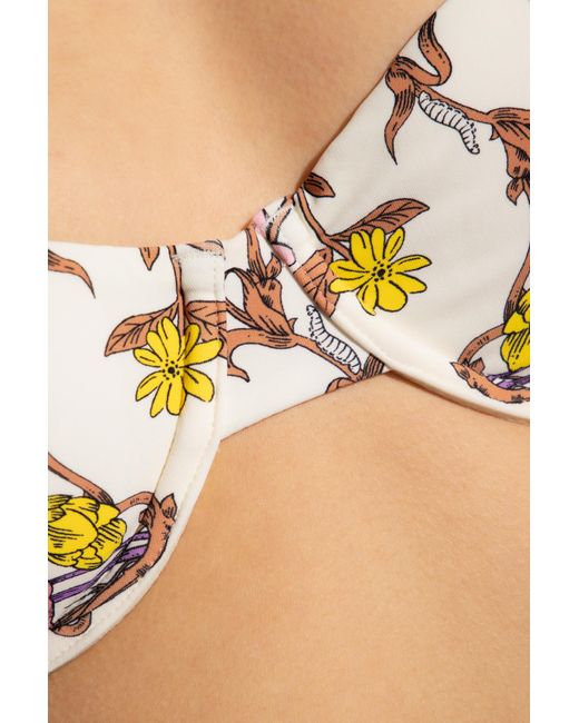 Tory Burch Natural Swimsuit Top