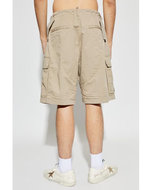 DSquared² Natural Cargo Shorts for men