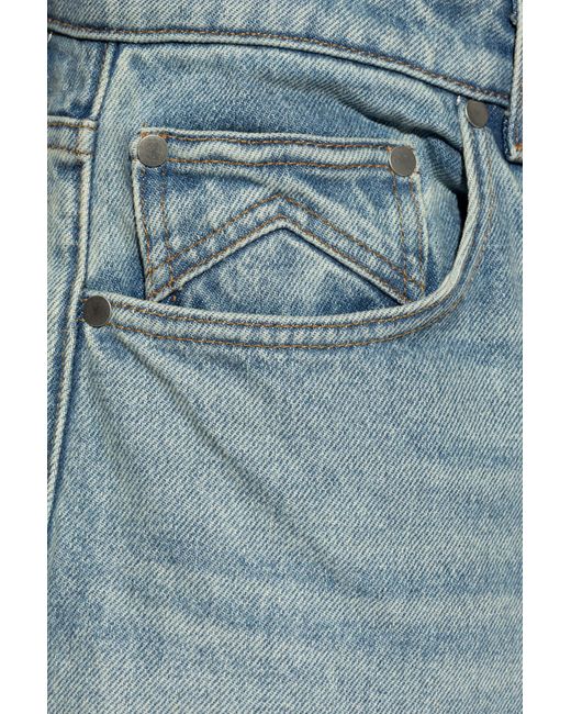 Rhude Blue Denim Shorts, for men