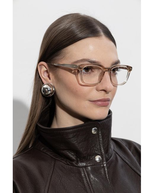 Linda Farrow Natural "Mauro" Corrective Glasses
