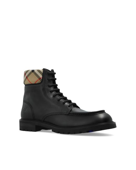 Burberry Natural Leather 'Rogue' Boots for men