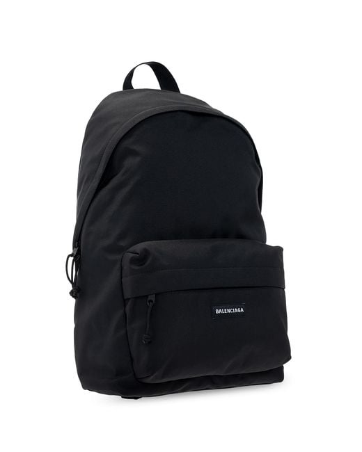 Balenciaga Black 'Explorer' Backpack for men