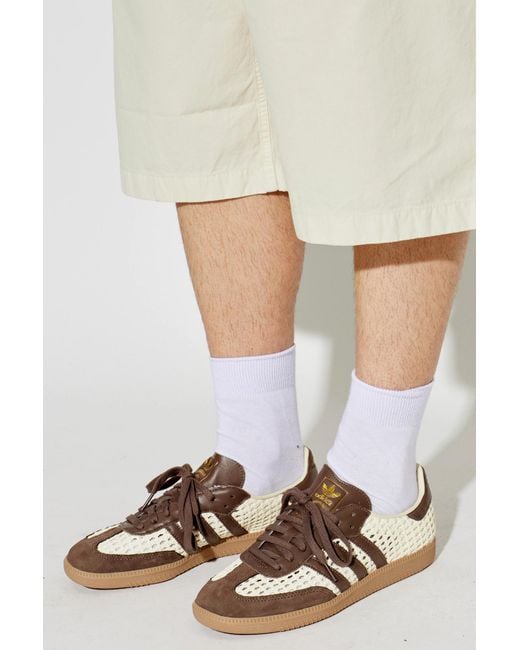Adidas Originals Brown 'Samba Og' Sports Shoes