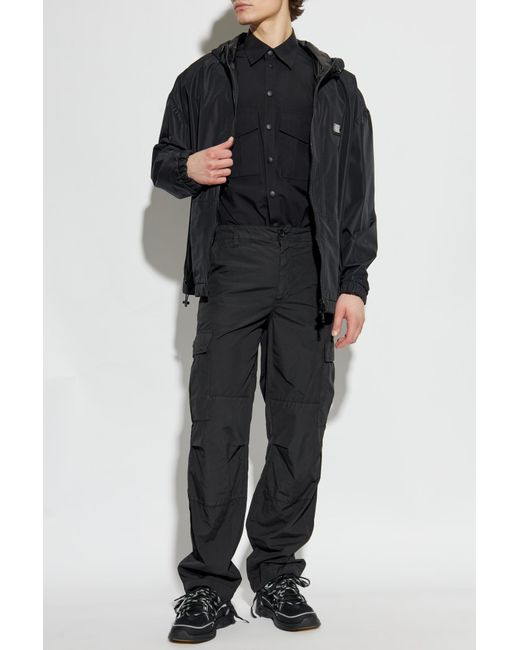 Dolce & Gabbana Blue Shirt With Pockets for men
