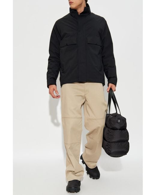 Moncler Blue Down Jacket "Egoutelles" for men