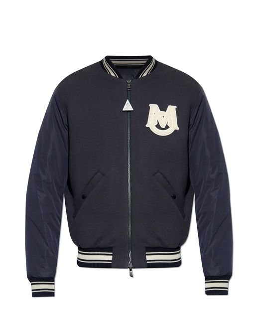 Moncler Blue Reversible Jacket "Vennes" for men