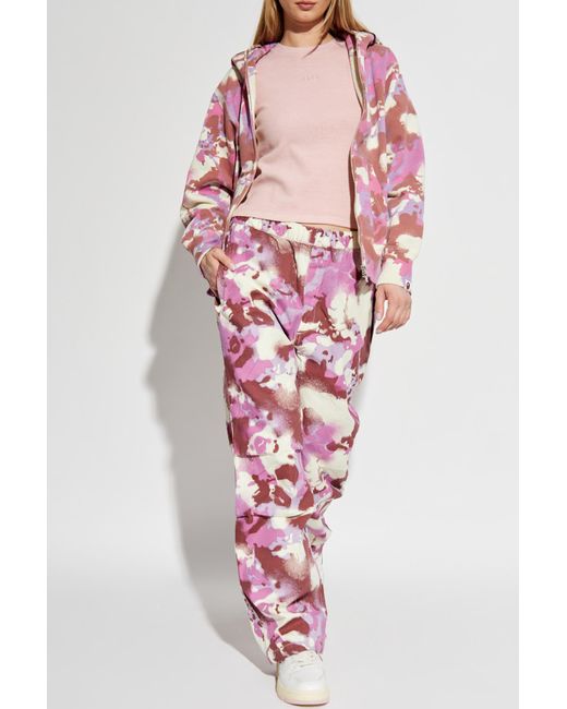 A Bathing Ape White Pants With Camouflage Effect
