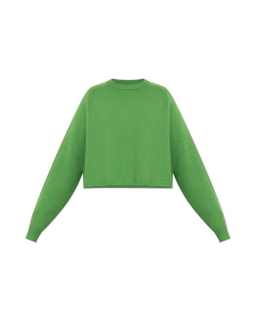 Lisa Yang Green Cashmere Sweater 'Karine'