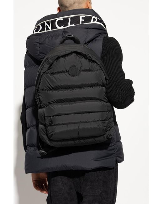 Moncler Black Backpack Pierrick for men