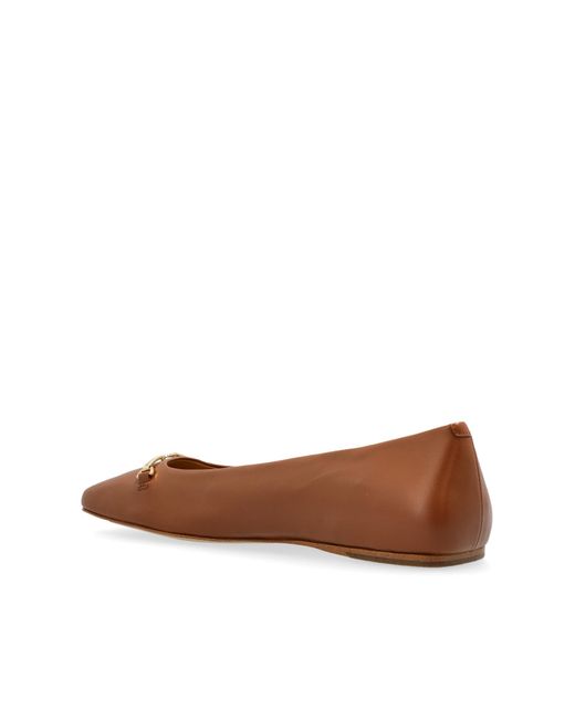 MICHAEL Michael Kors Natural Ballet Flats Lena