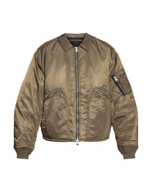 AllSaints Green 'Fallon' Rain Jacket for men