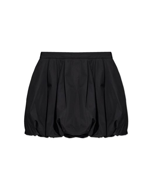 Jil Sander Black Shorts With Puffed Legs