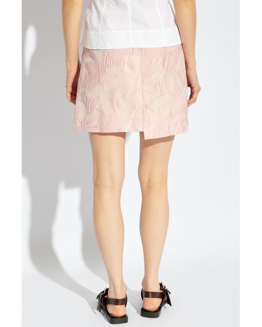 Ganni Pink Short Skirt,