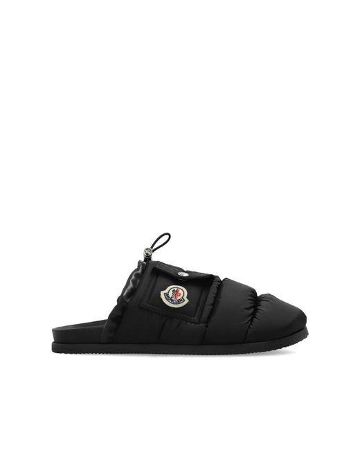 Moncler Black Slides Mon Pocket