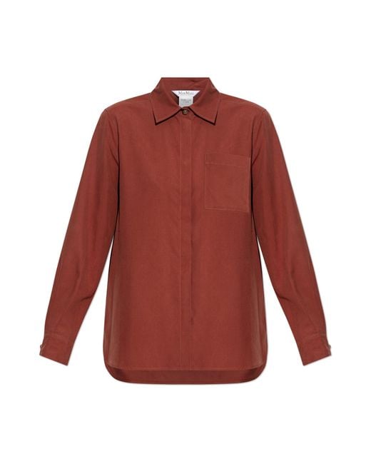 Max Mara Red Shirt "Siamese"