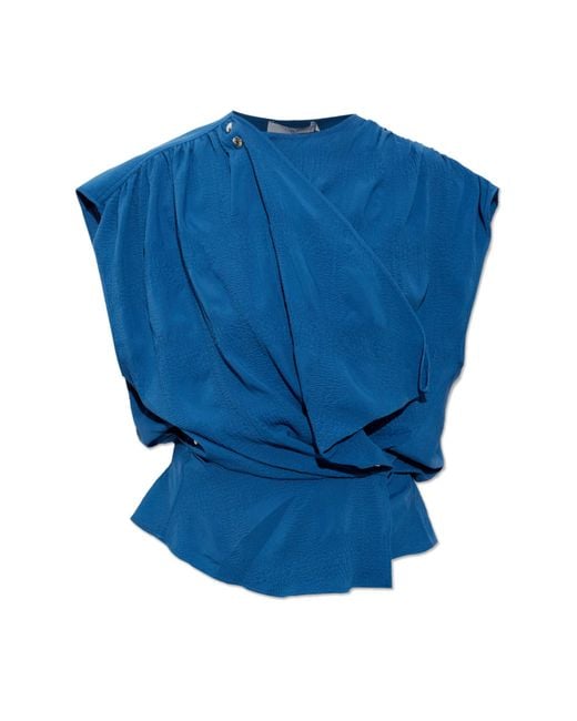 IRO Blue Top 'Phanny'