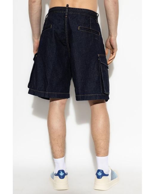 DSquared² Blue Shorts Capsule `summer Lovers`, for men
