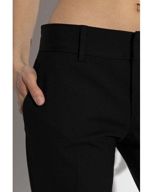 DSquared² Black Wool Trousers