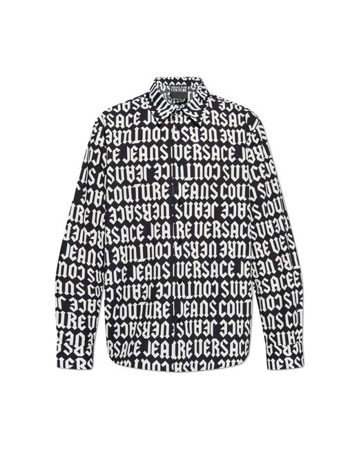 Versace Jeans Couture White Shirt With Logo for men