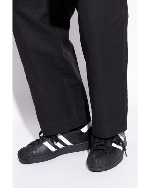 Adidas Originals Black Sports Shoes Superstar Ii for men