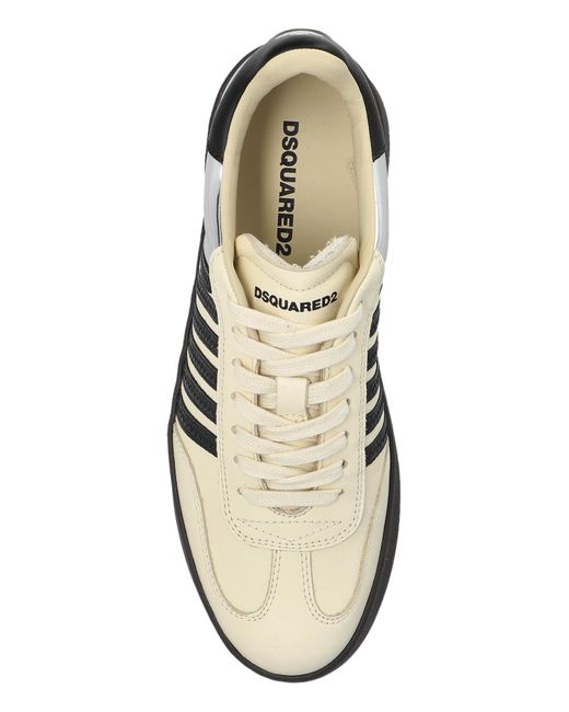 DSquared² White Sports Shoes "Boxer"