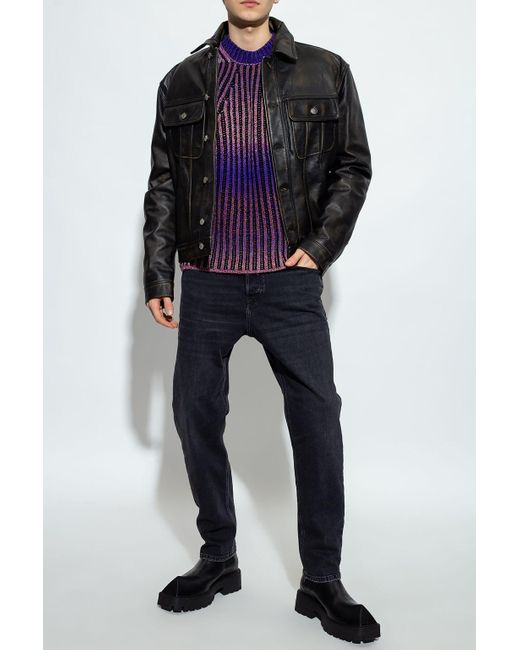DIESEL 'k-oakland' Sweater in Purple for Men | Lyst