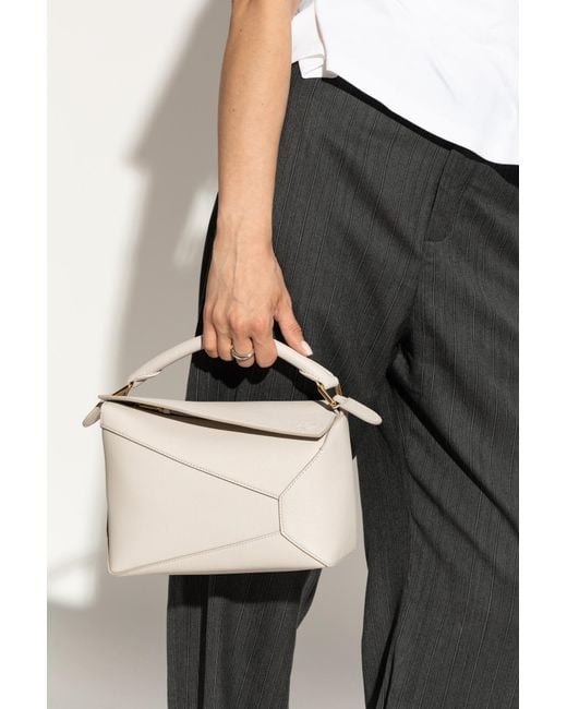 Loewe Gray Handbag 'Puzzle Small'
