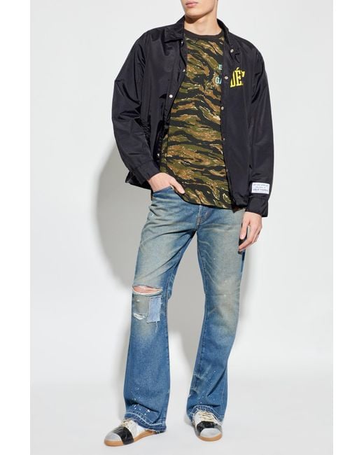 GALLERY DEPT. Blue Jeans With Logo for men