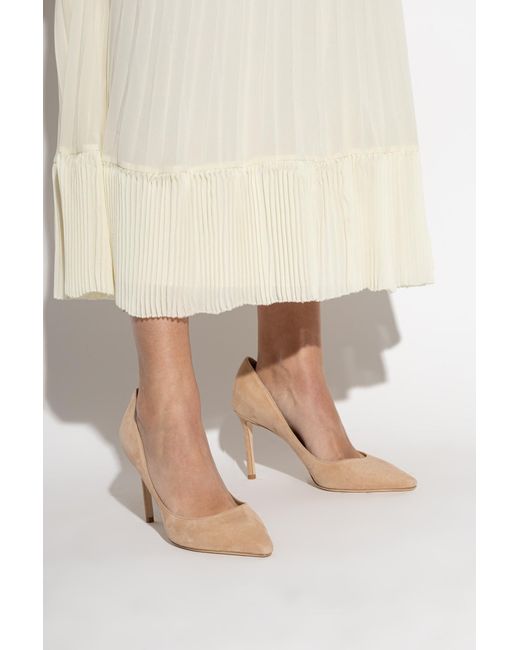 Jimmy Choo White Heeled Shoes 'Romy 85'