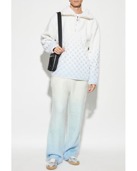 Casablanca White Monogram Sweatshirt for men