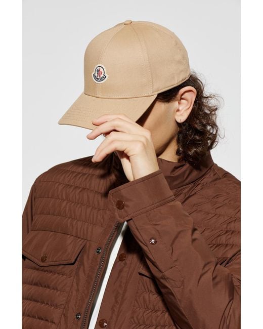 Moncler Natural Baseball Cap for men