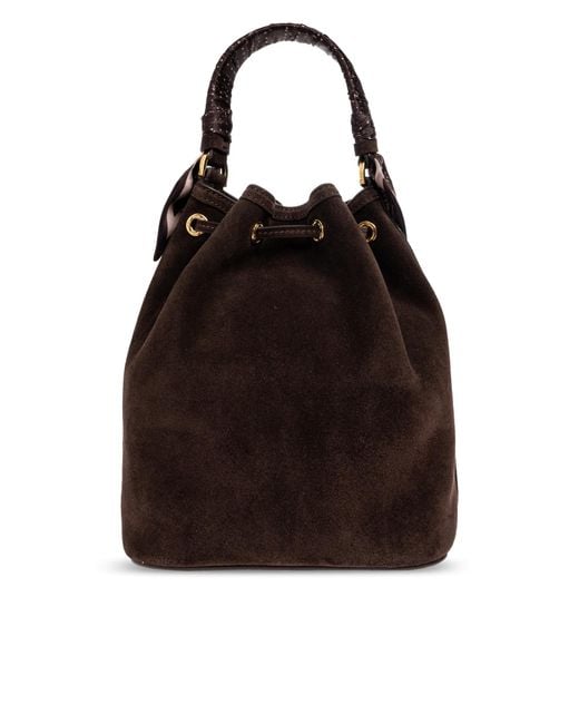 Amiri Black Suede Handbag