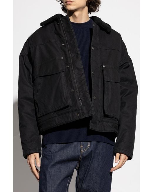 DSquared² Black Jacket With Collar for men
