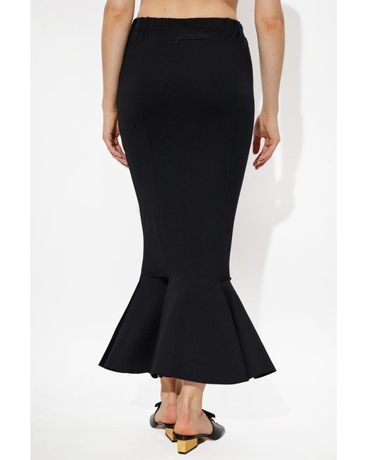 Marni Black Skirt With Decorative Hem