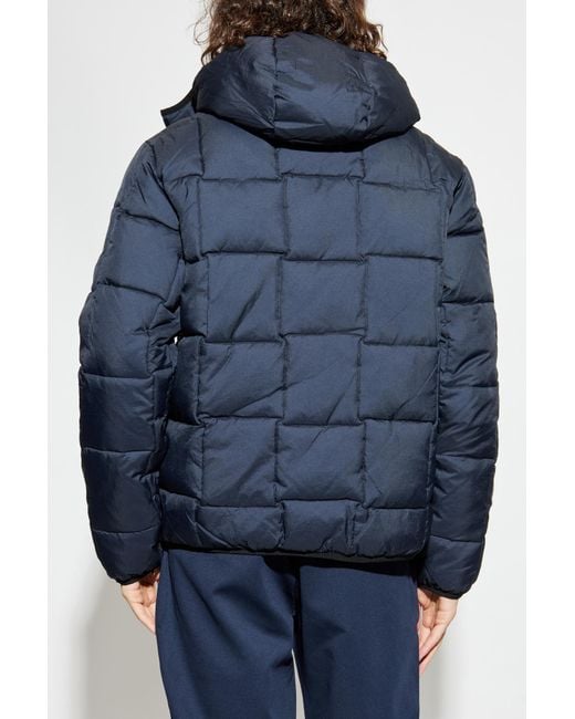 EA7 Blue Insulated Jacket With Logo for men
